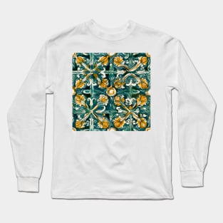 Italian Majolica Tile 10 Long Sleeve T-Shirt